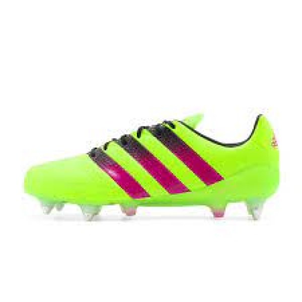 AQ5387 Adidas Men Ace 16.1 Sg Leather Green/pink