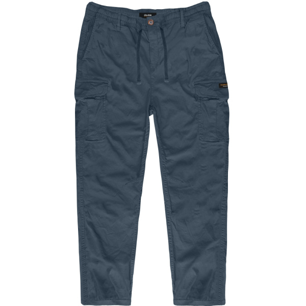 CCP-415 Double Cargo Pants With Elastic Waistband Stone Blue