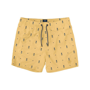 MTS-134A Double All Over Print Shorts (Μεγάλα μεγέθη) Yellow