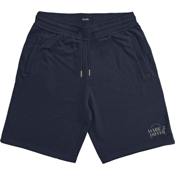 MS-603 Double Terry Fleece Shorts Navy