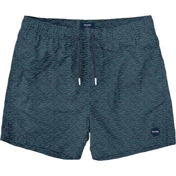 MTS-811A Double Swim Shorts (Mεγάλα Μεγέθη) Combo Νavy