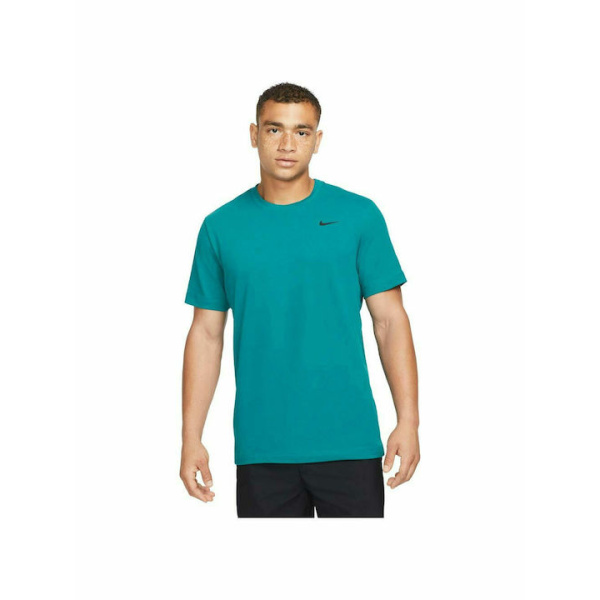 AR 6029-815 Nike Ανδρικό Αθλητικό T-shirt Κοντομάνικο Dri-Fit Πετρόλ