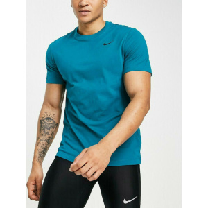 AR 6029-815 Nike Ανδρικό Αθλητικό T-shirt Κοντομάνικο Dri-Fit Πετρόλ