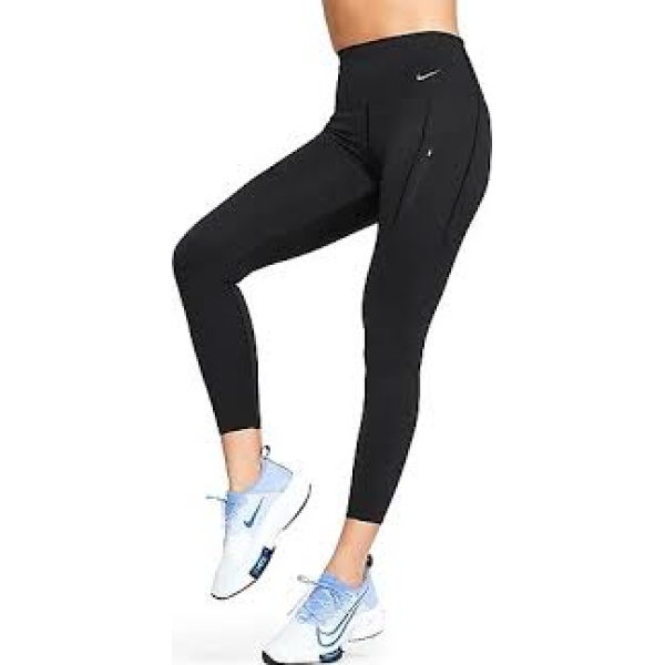 DQ5636-010 Nike Dri-Fit Pro 365 Training Γυναικείο Cropped Κολάν Ψηλόμεσο Μαύρο