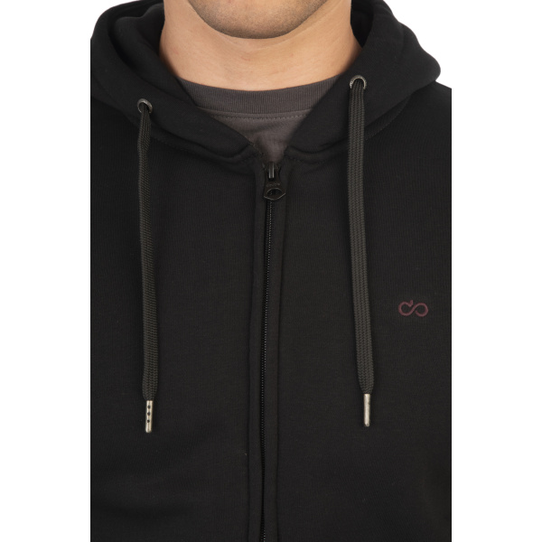 MTOP-1000A Double Ζακέτα Brushed Fleece (Μεγάλα Μεγέθη) Black