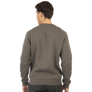 MTOP-1008A Double Φούτερ Brushed Fleece (Μεγάλα Μεγέθη) Khaki