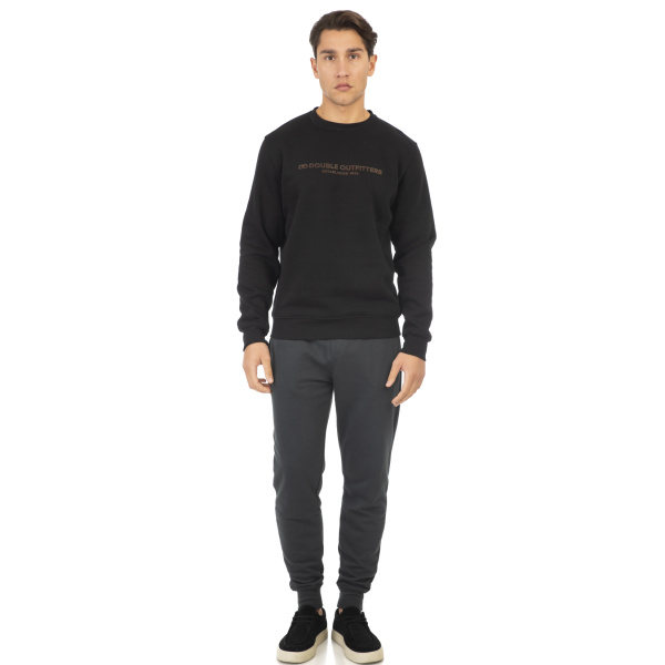 MTOP-1008 Double Φούτερ Brushed Fleece Black