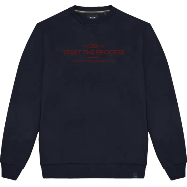 MTOP-1009A Double Φούτερ Brushed Fleece (Μεγάλα Μεγέθη) Navy