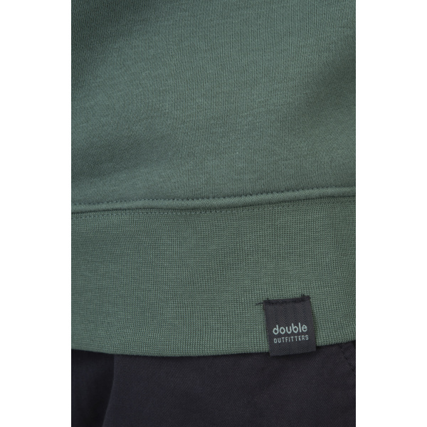 MTOP-1009A Double Φούτερ Brushed Fleece (Μεγάλα Μεγέθη) Moss Green