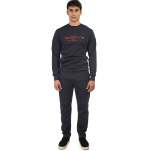 MTOP-1009A Double Φούτερ Brushed Fleece (Μεγάλα Μεγέθη) Navy