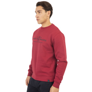 MTOP-1009 Double Φούτερ Brushed Fleece Deep Red