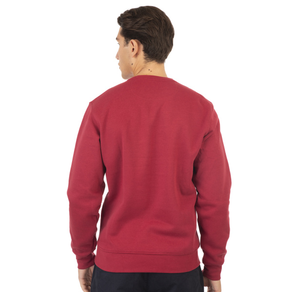 MTOP-1009 Double Φούτερ Brushed Fleece Deep Red