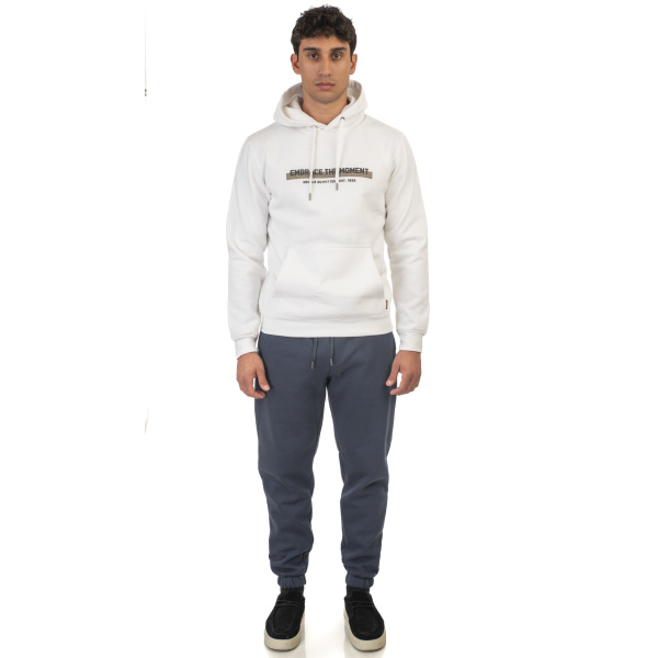 MTOP-1016 Double Hoodie Φούτερ Brushed White