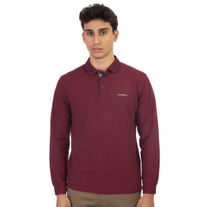 PS-3002 Double T-Shirts Polo Pique DK Bordeaux